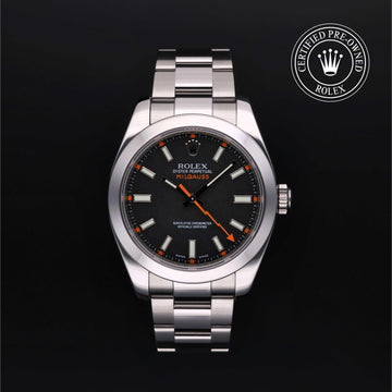 Oyster Perpetual Milgauss Rolex Certified Pre-owned