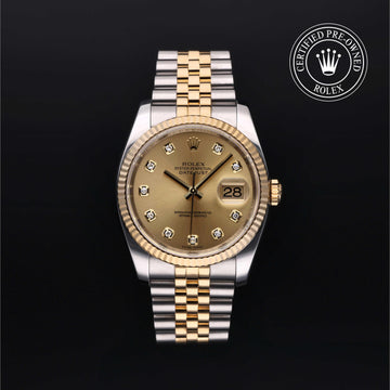 Oyster Perpetual Datejust 36 Rolex Certified Pre-owned