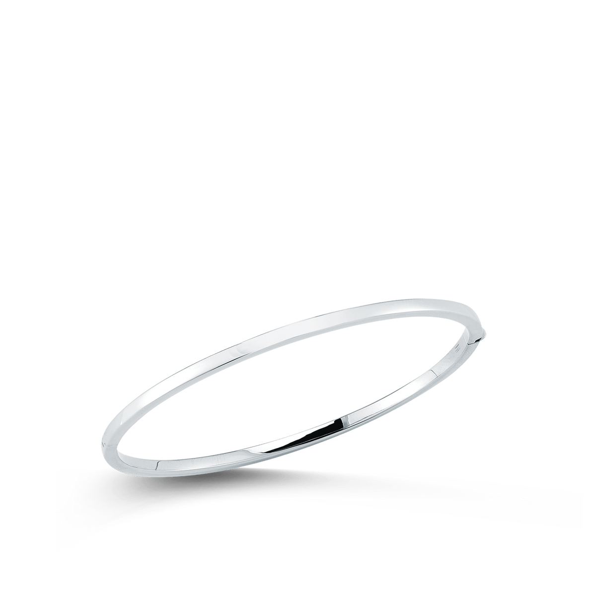 18K Designer Gold Oval Bangle