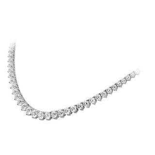 Hearts On Fire Signature -8.53 / SI Clarity Tennis Necklace 18 - HFNDGLN08328W-18 thumbnail