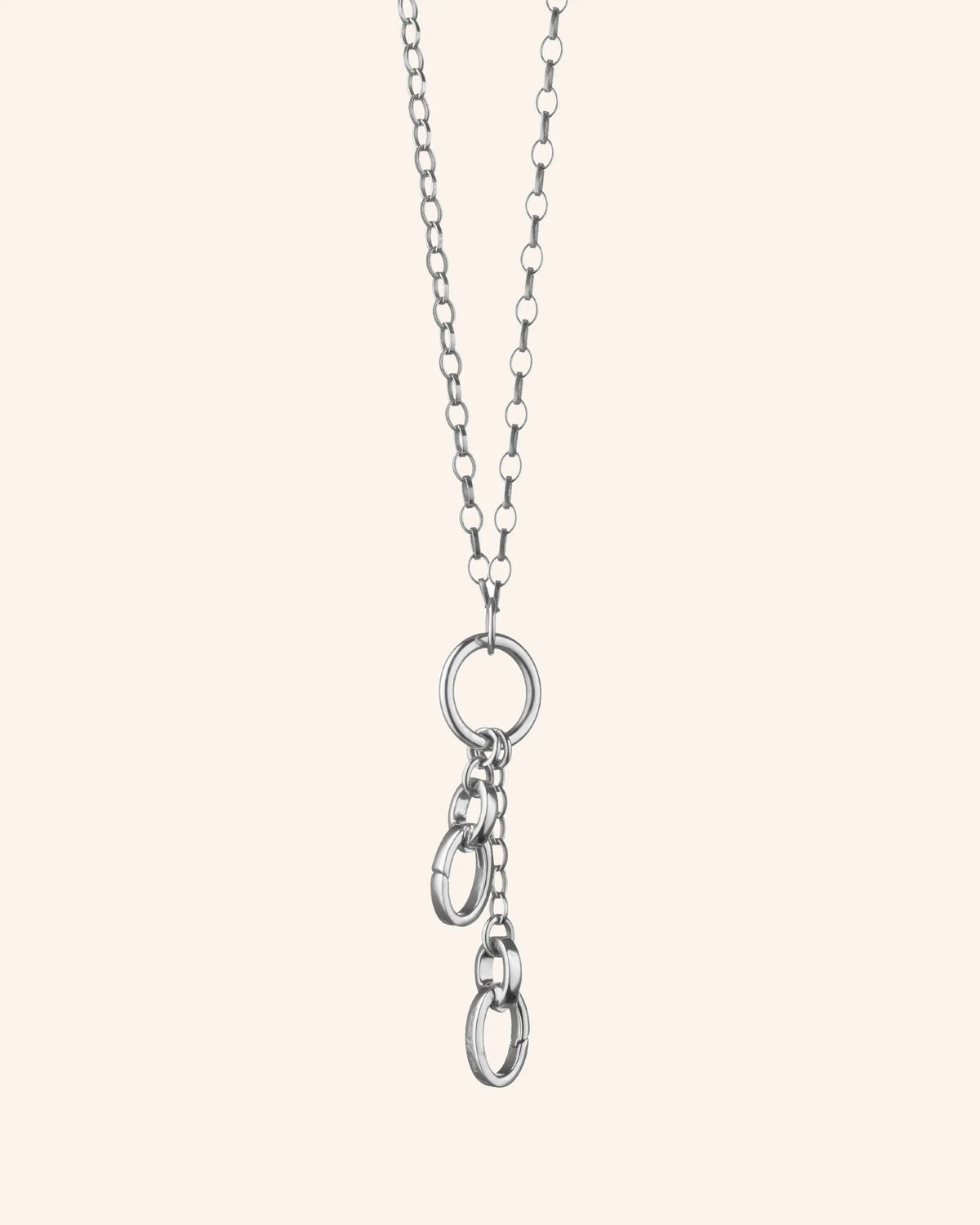 22" "Design Your Own" Short Charm Chain Necklace, 2 Charm Stations