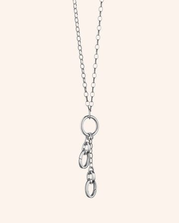22" "Design Your Own" Short Charm Chain Necklace, 2 Charm Stations