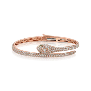 Diamond Snake Coil Bracelet thumbnail
