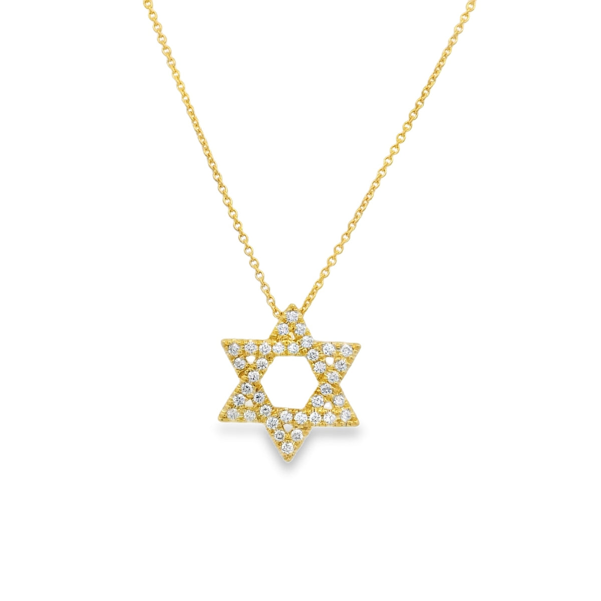 18K Yellow Gold Star of David - SODCHYD23