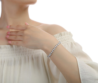 Lab Grown Fancy Shape Diamond Bracelet thumbnail