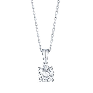 Lab Grown Diamond Solitaire Pendant