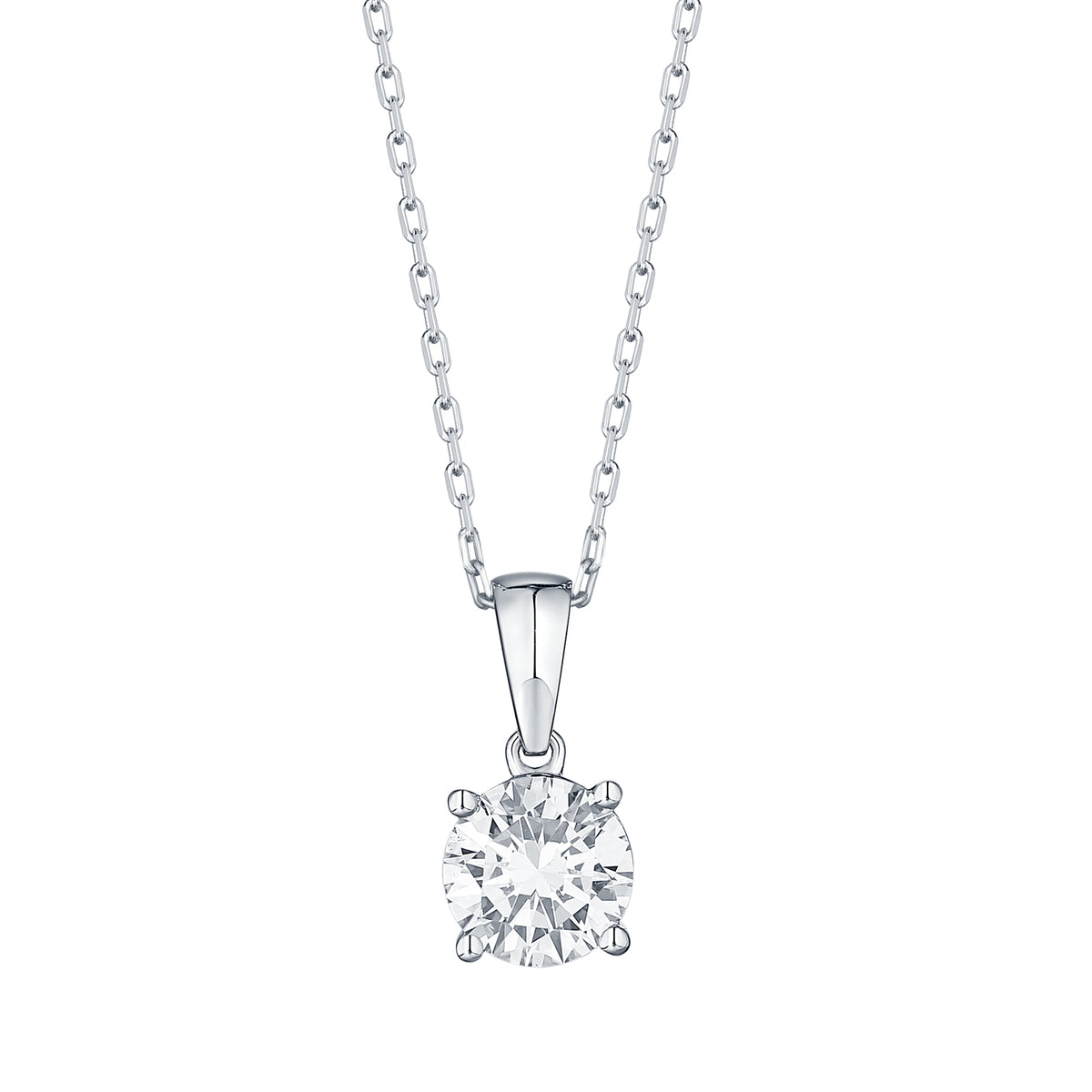 Lab Grown Diamond Solitaire Pendant