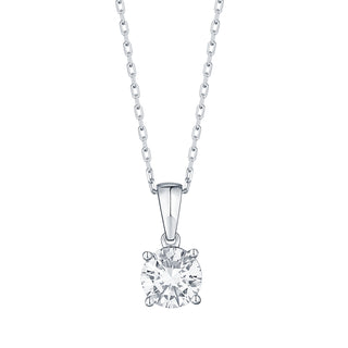 Lab Grown Diamond Solitaire Pendant thumbnail