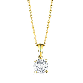 Lab Grown Diamond Solitaire Pendant thumbnail