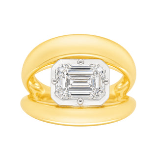 Lab Grown Diamond Emerald Cut Ring thumbnail