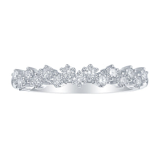 Lab Grown Diamond Double Row Ring thumbnail