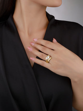 Lab Grown Diamond Pear Cut ring thumbnail
