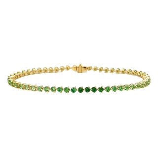 Tsavorite Garnet Line Bracelet thumbnail