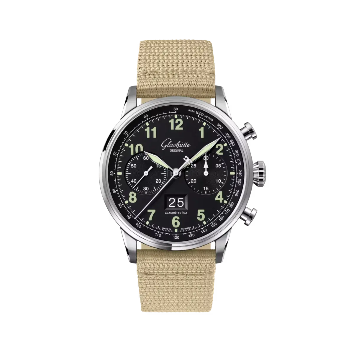 Glashutte Senator Chronograph Navigator - 1-37-24-20-12-64