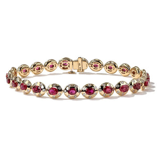Aurum Oval Ruby Bracelet thumbnail