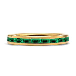 Baguette Emerald Thread Ring thumbnail