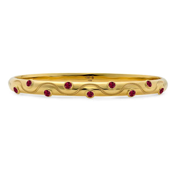 Riva Crest Diamond Bangle