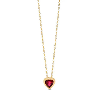 Dilara Bezel Set Ruby Pendant thumbnail
