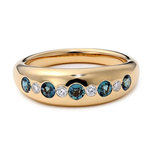 Gypsy Petite Alexandrite and Diamond Ring thumbnail