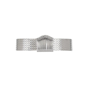 Omega Vintage 18K White Gold & Diamond Concealed Watch thumbnail