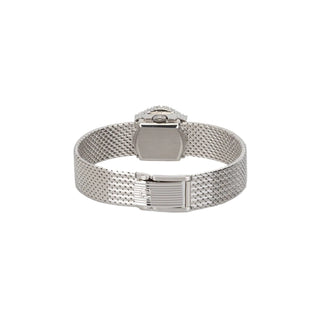 Omega Vintage 18K White Gold & Diamond Concealed Watch thumbnail