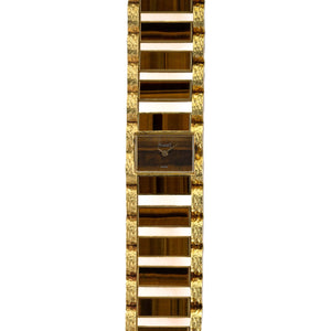 Piaget Vintage 18K Yellow Gold & Tiger's Eye Watch