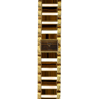 Piaget Vintage 18K Yellow Gold & Tiger's Eye Watch thumbnail