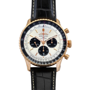 Breitling 18K Rose Gold Navitimer B01 Chronograph