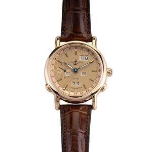Ulysse Nardin 18K Rose Gold GMT Perpetual Calendar