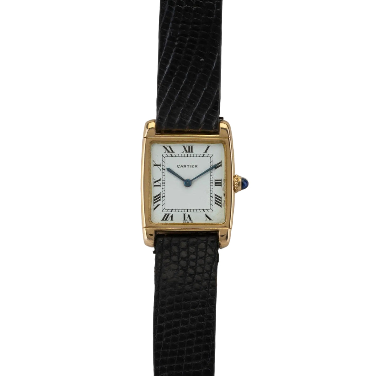 Cartier 18K Yellow Gold Vintage Tank Reverso
