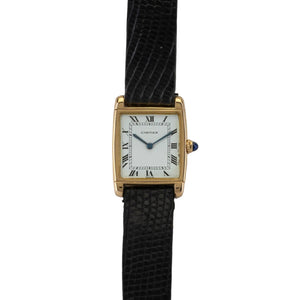 Cartier 18K Yellow Gold Vintage Tank Reverso