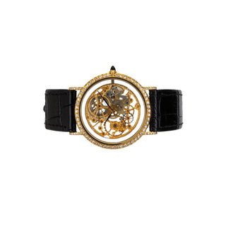 Girard Perregaux 18K Yellow Gold & Diamond Skeleton Watch thumbnail