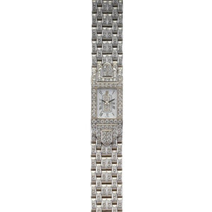 Audemars Piguet 18K White Gold & Diamond Charleston Watch