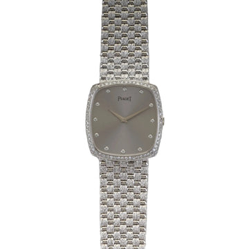 Piaget 18K White Gold & Diamond Dress Watch
