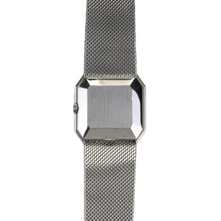 Omega 18K White Gold, Onyx & Diamond Watch, Ring, and Cufflink Set thumbnail