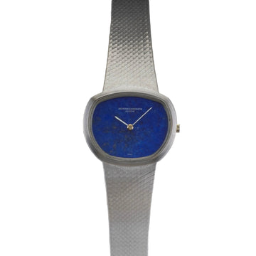 Vacheron Constantin 18K White Gold Lapis Dial Dress Watch