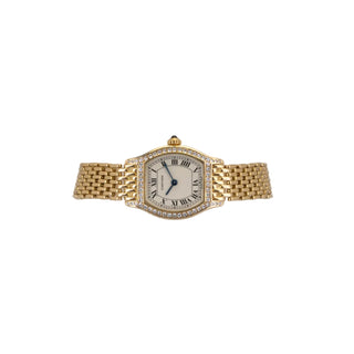 Cartier 18K Yellow Gold & Diamond Tortue thumbnail