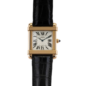 Cartier 18K Rose Gold Tank Chinoise