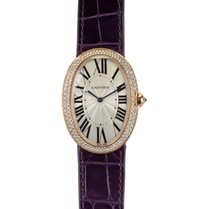 Cartier 18K Rose Gold & Diamond Large Baignoire