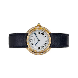 Cartier 18K Yellow Gold & Diamond Vendome Watch thumbnail