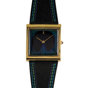 Corum 18K Yellow Gold Vintage Buckingham Peacock