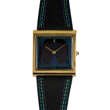 Corum 18K Yellow Gold Vintage Buckingham Peacock Corum Pre-Owned