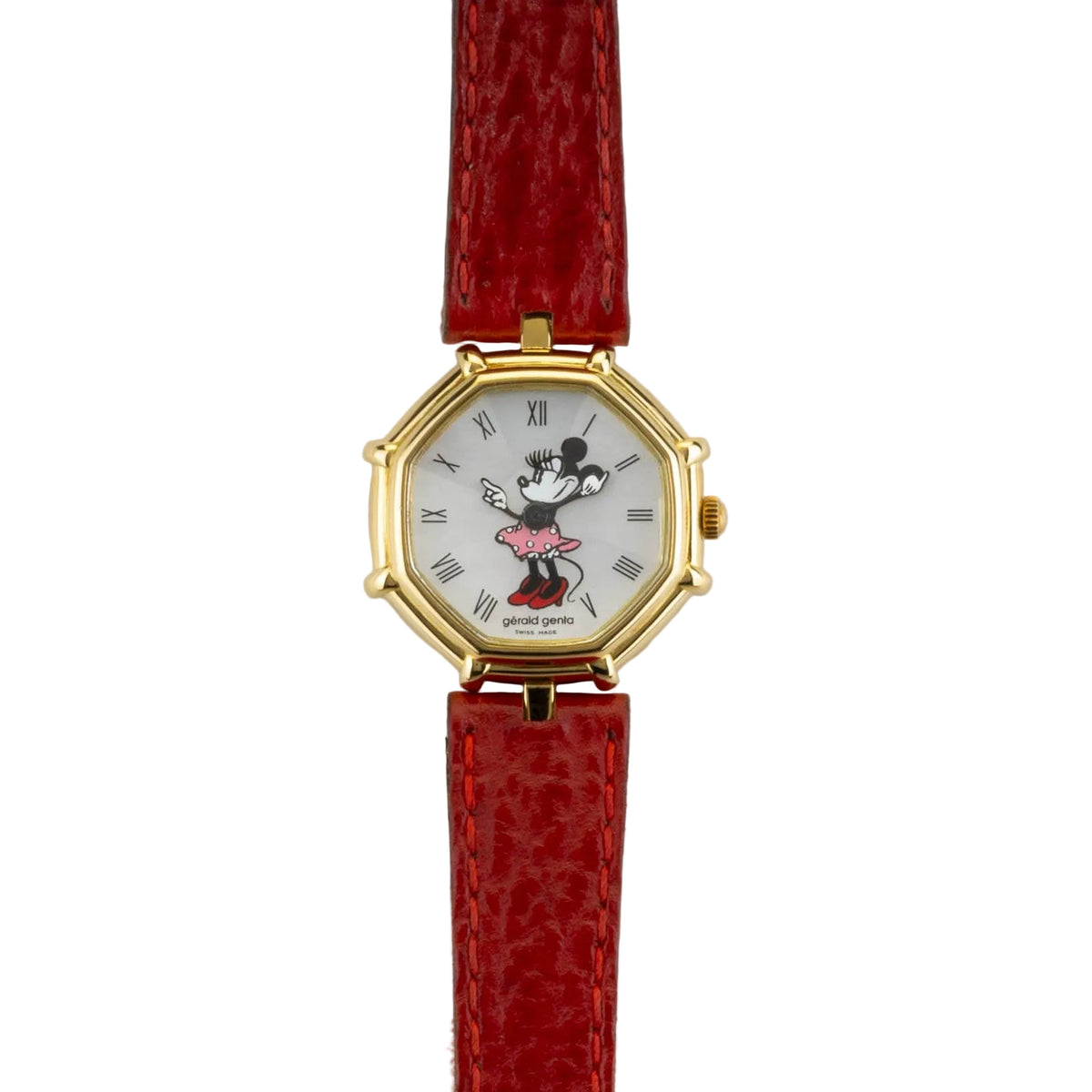 Gerald Genta 18K Yellow Gold Retro Fantasy Minnie Mouse