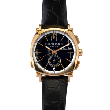 Chaumet 18K Rose Gold Dandy Edition GMT Chaumet Pre-Owned