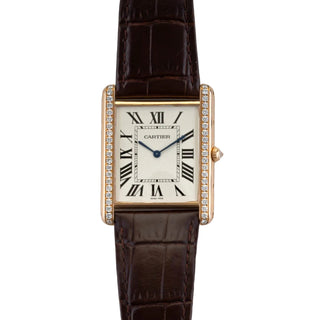 Cartier 18K Rose Gold & Diamond XL Tank Louis thumbnail