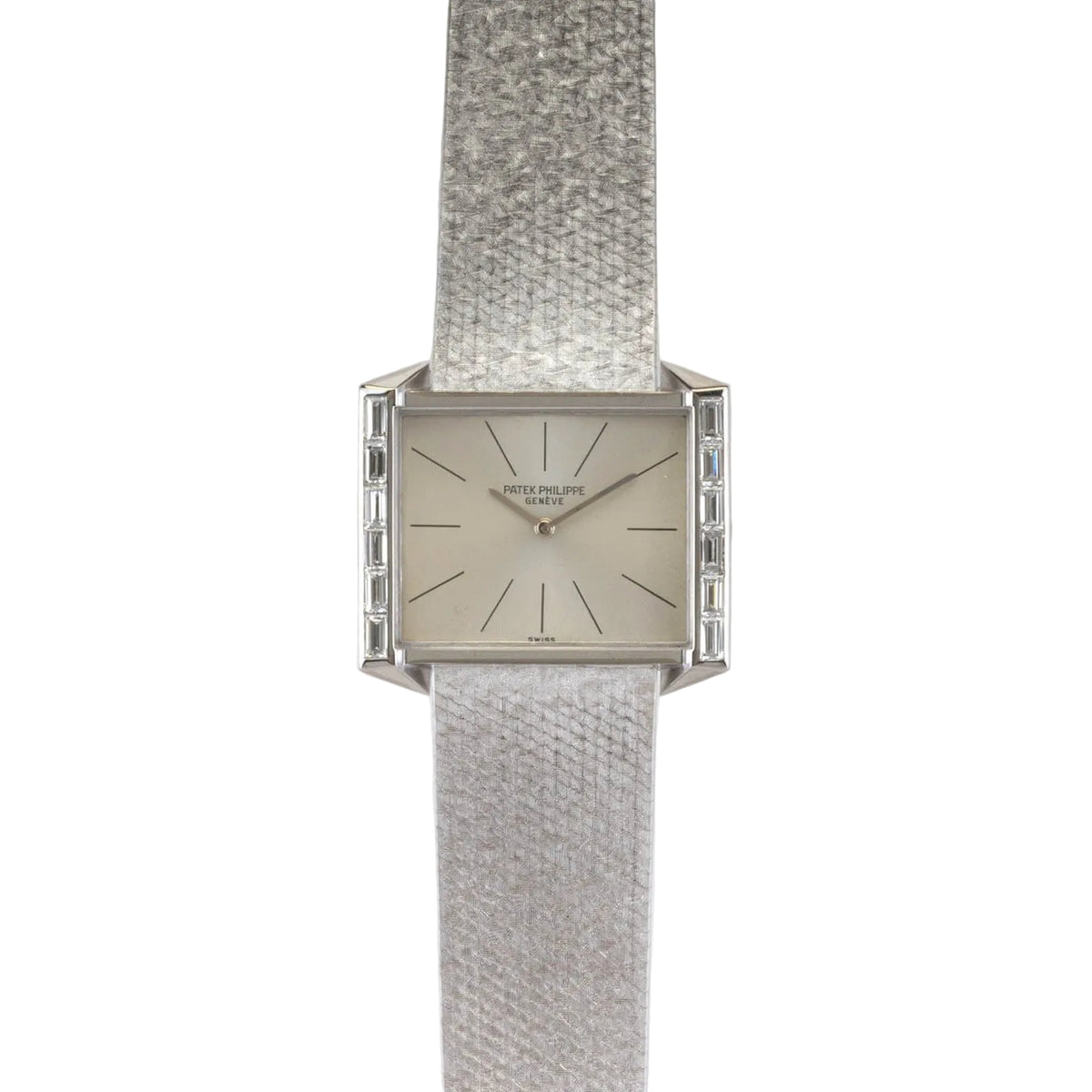 Patek Philippe 18K White Gold & Diamond Watch Ref. 3506