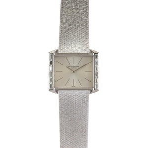 Patek Philippe 18K White Gold & Diamond Watch Ref. 3506