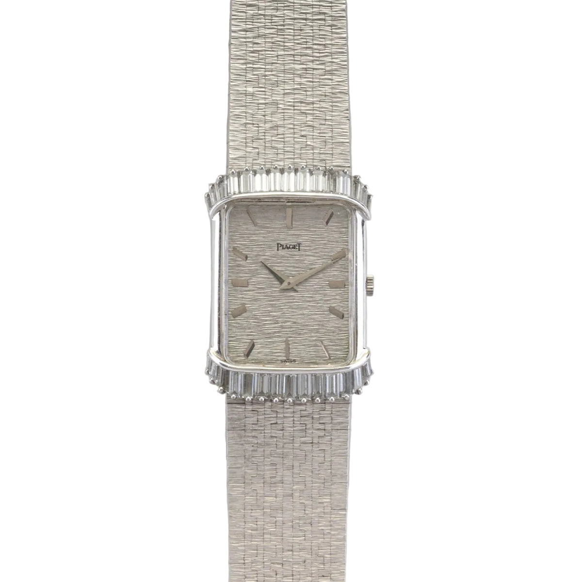 Piaget 18K White Gold & Diamond Vintage Watch