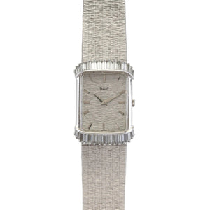 Piaget 18K White Gold & Diamond Vintage Watch