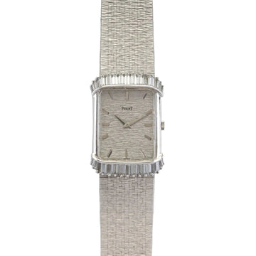 Piaget 18K White Gold & Diamond Vintage Watch Piaget Pre-Owned
